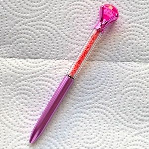 Pink Gem Ballpoint Pen